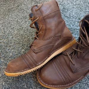 Oliberte Brown Leather Boots, Men's 7